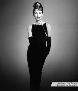 Audrey Hep's black dress 1