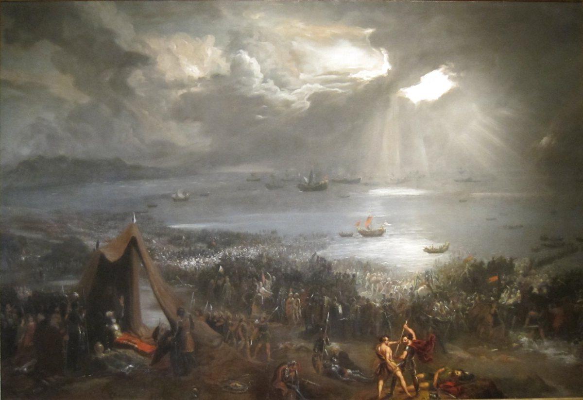 Batalia de la Clontarf, pictură de Hugh Frazer