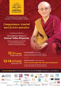 Afis web Gonsar Rinpoche in Romania