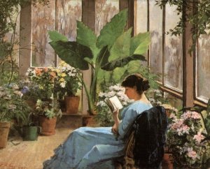 The Conservatory (1883). Frances (Jones) Bannerman (Canadian, 1855-1944)