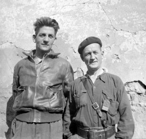 Frank Ryan și colegul din International Brigade, John Robinson